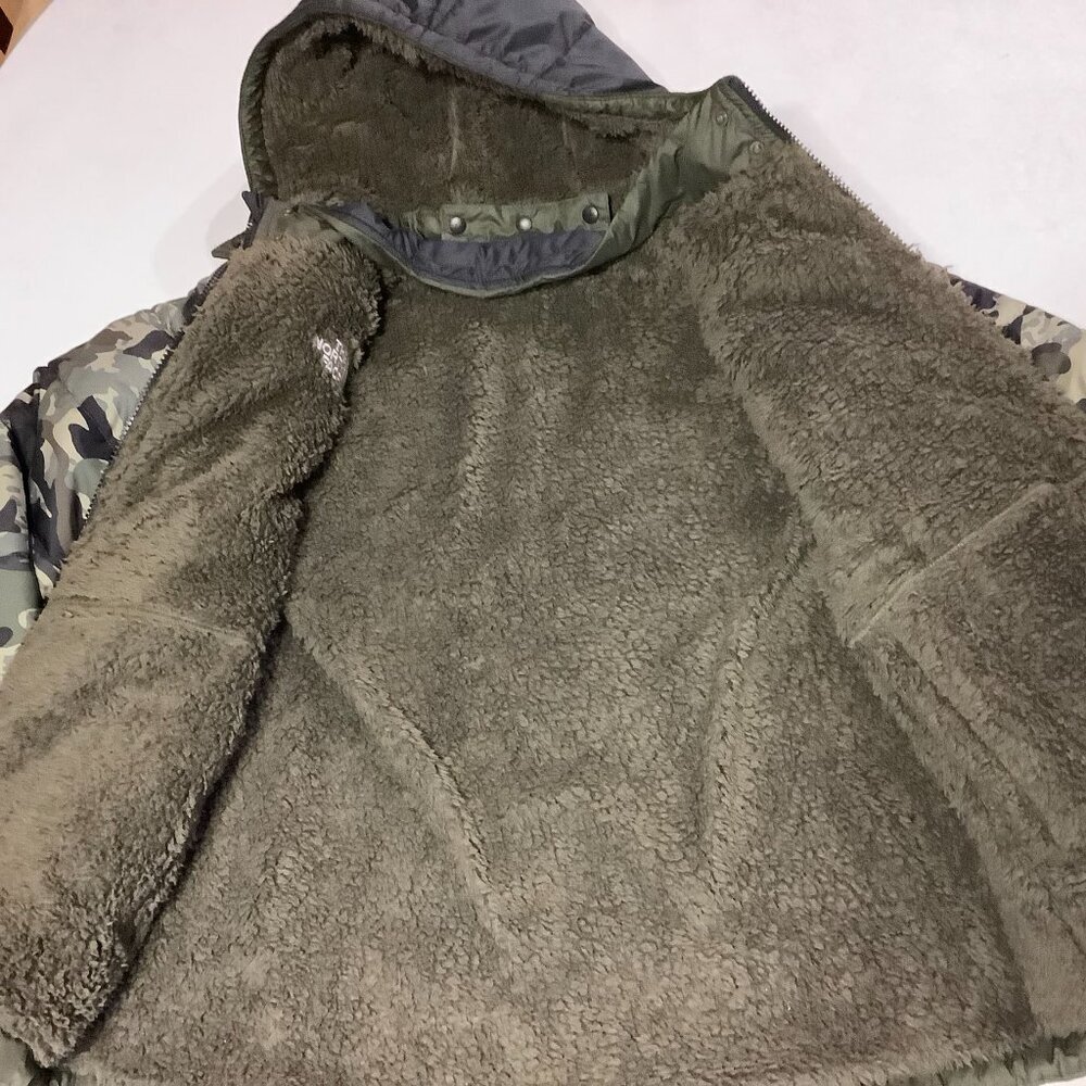 The North Face Reversible Mount Chimbo Camo Fleece Jacket Boy's XL 14-16 - Picture 5 of 9